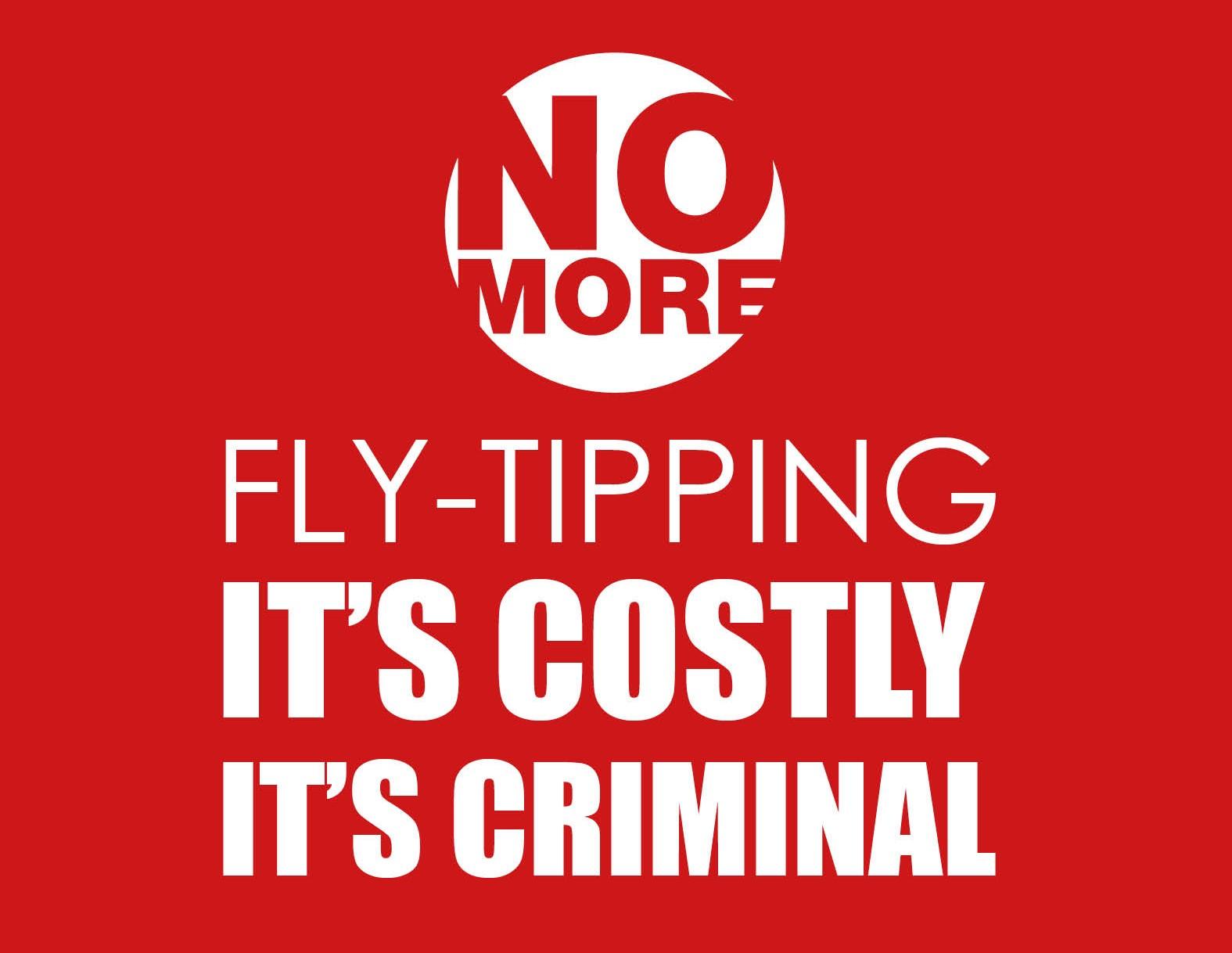 No more fly-tipping banner